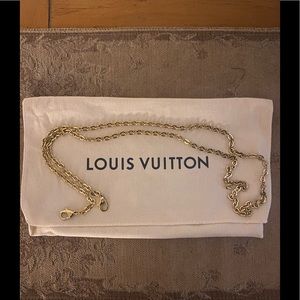 Louis Vuitton Gold Crossbody Chain